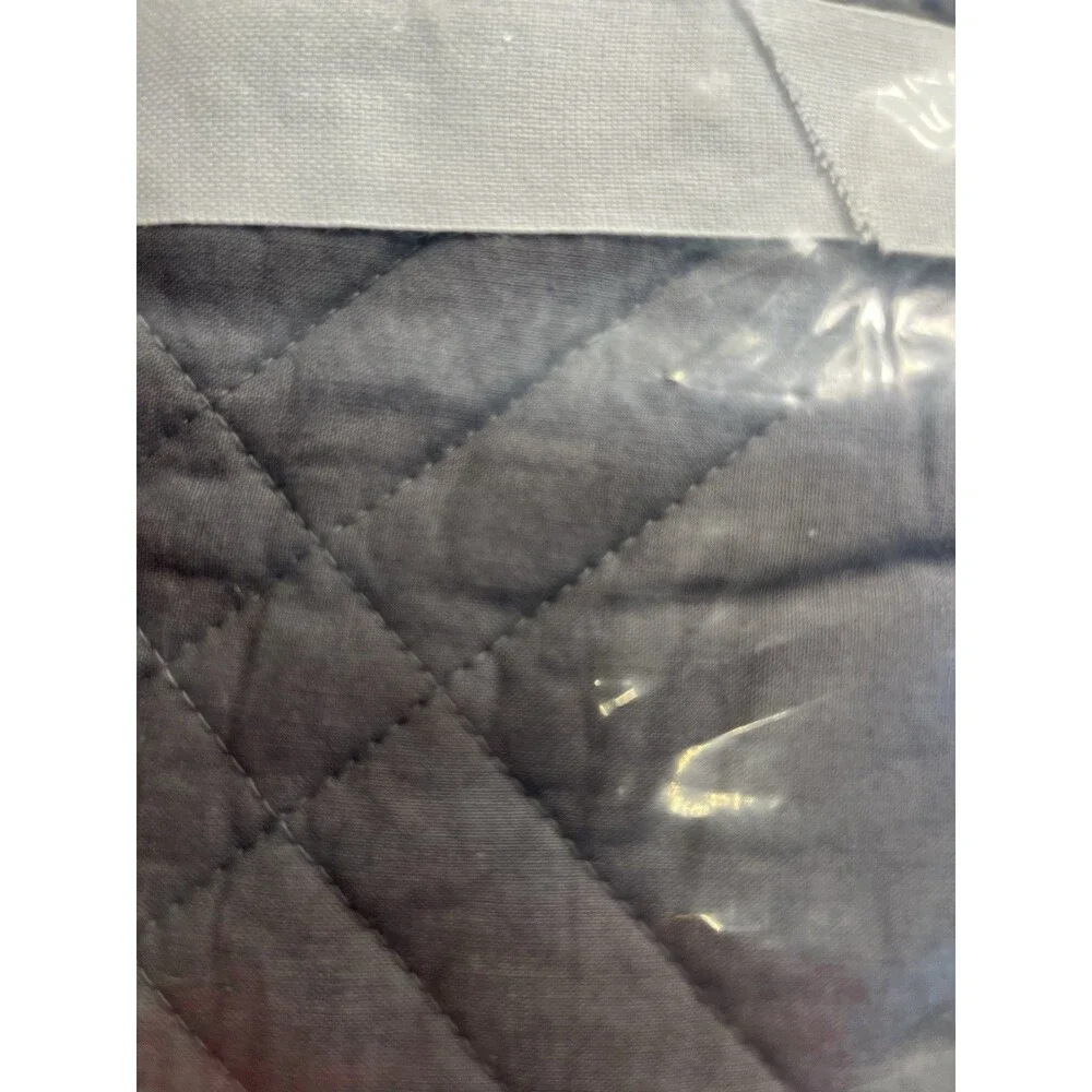 Pottery Barn Essential Diamond Quilted Euro Sham Gray 26